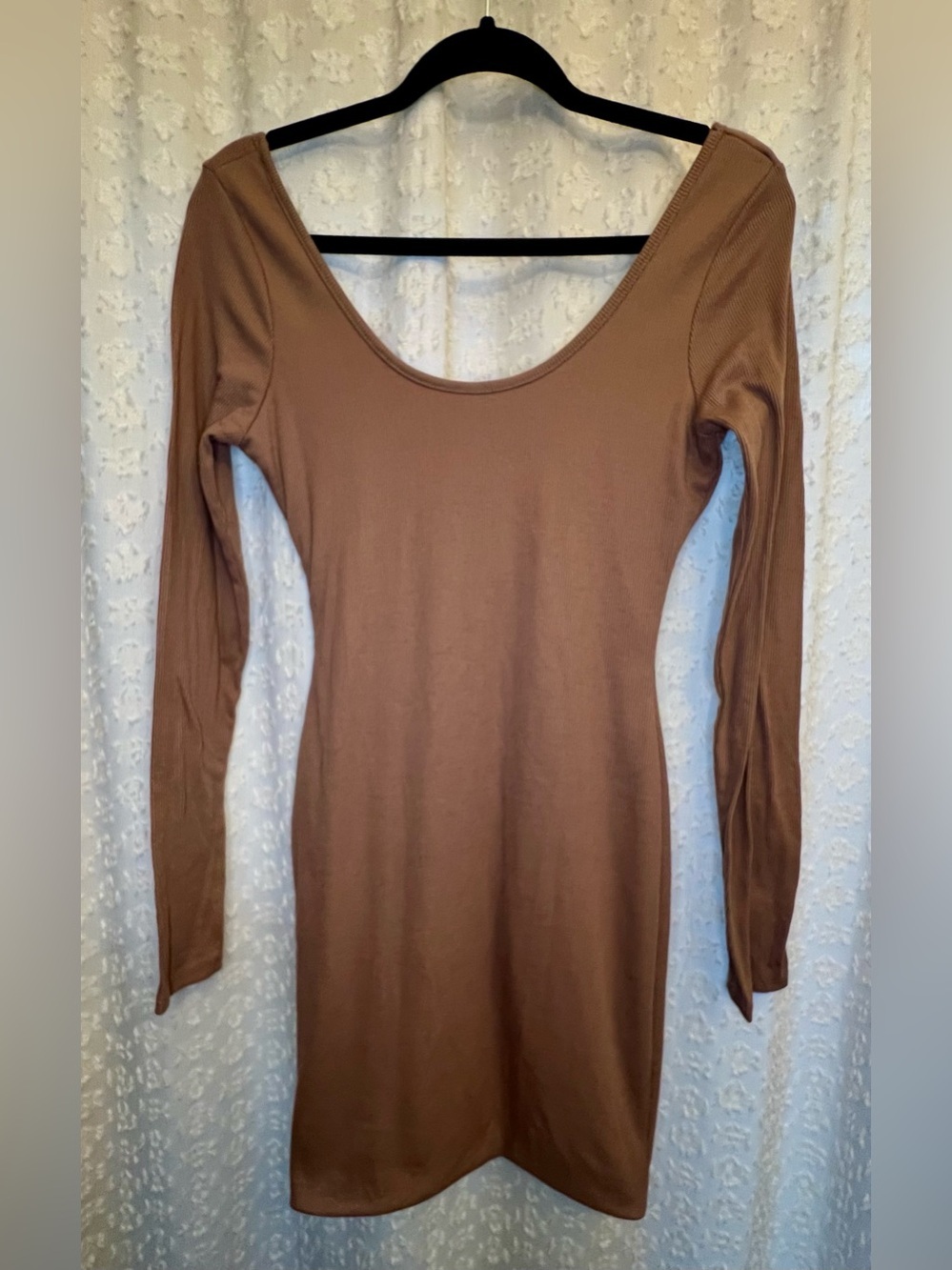 NWOT Windsor Long Sleeve Ribbed Bodycon Mini Dress Large